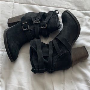 [steve madden] black bootie sz 9.5